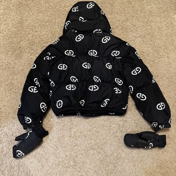 Goldbergh Snowflake Porter Jacket Black US 10 NWT waterproof ski jacket puffer - Picture 2 of 7